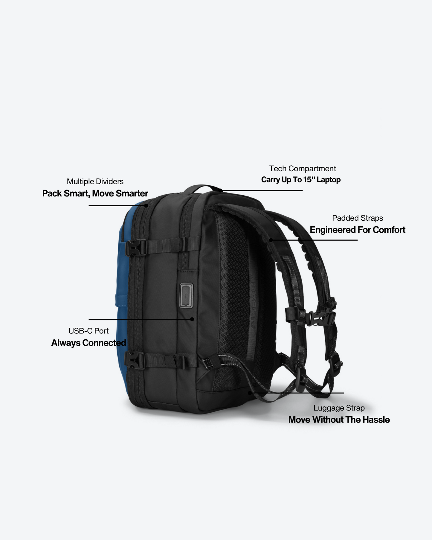 Airback GO (Under Seat) - Navy Blue