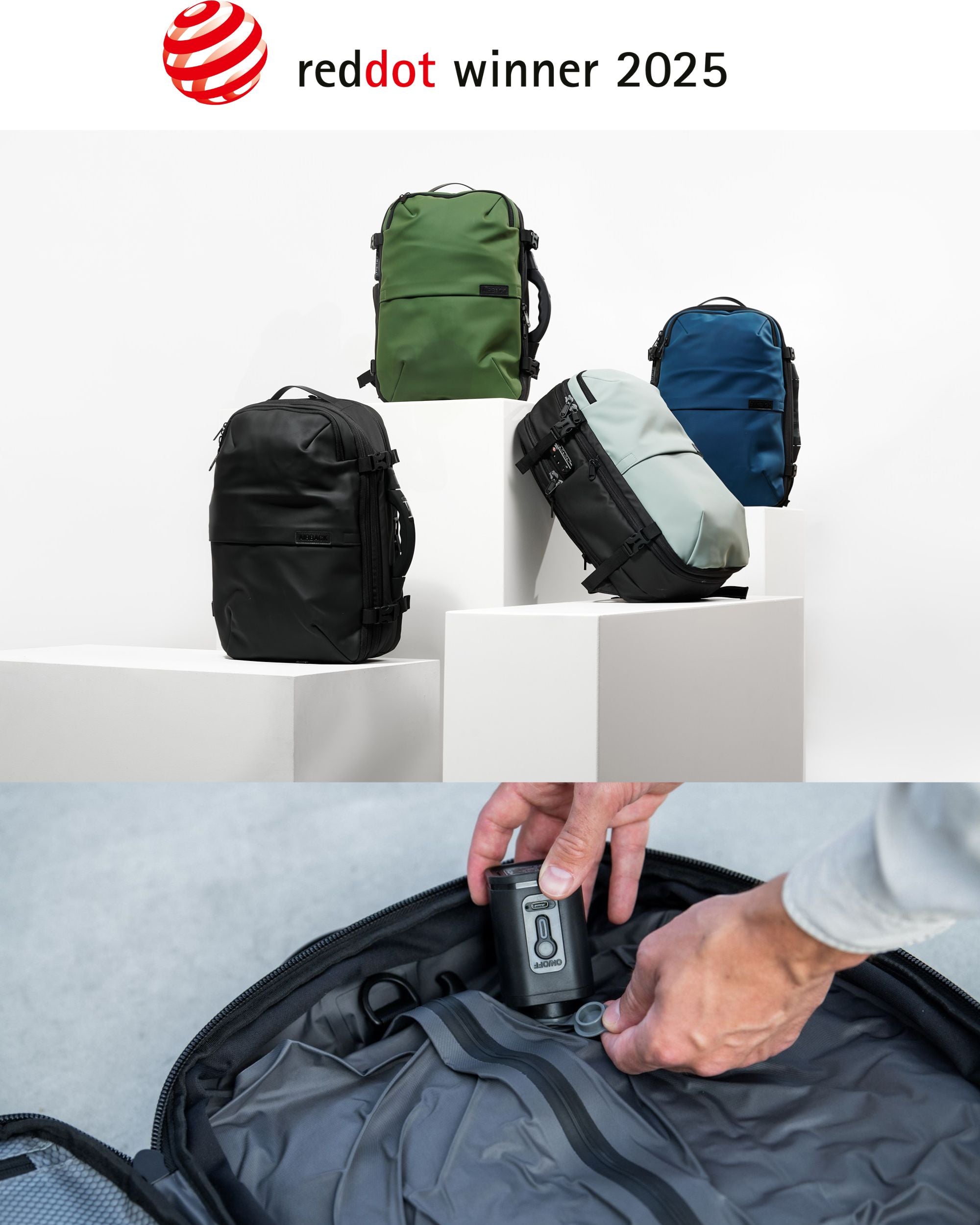 ブラックバックパック エアバック Airback Airback Matt Black – Airback US