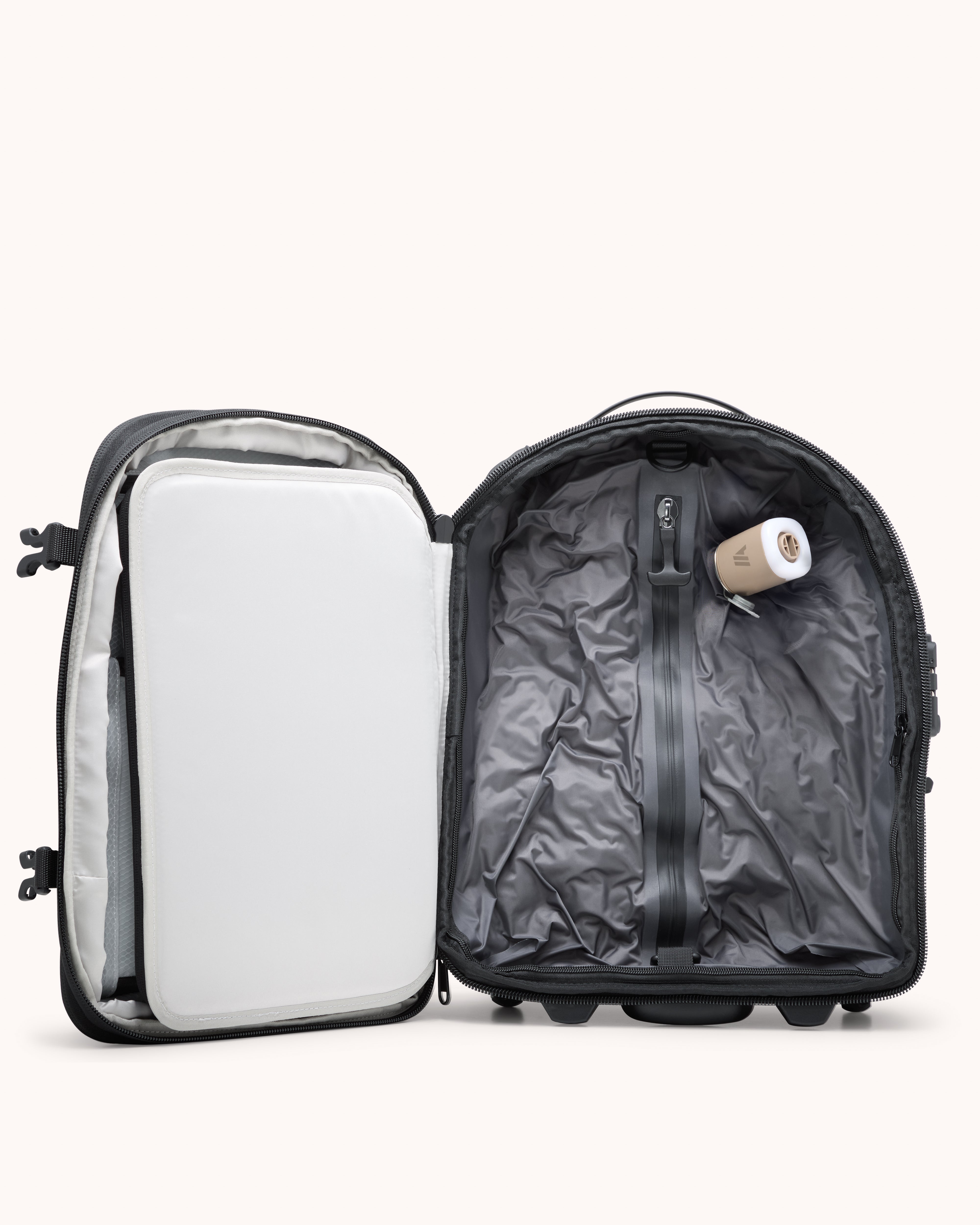 Vacuum Backpack with Wheels (Under-Seat) – Matt Black | Airback