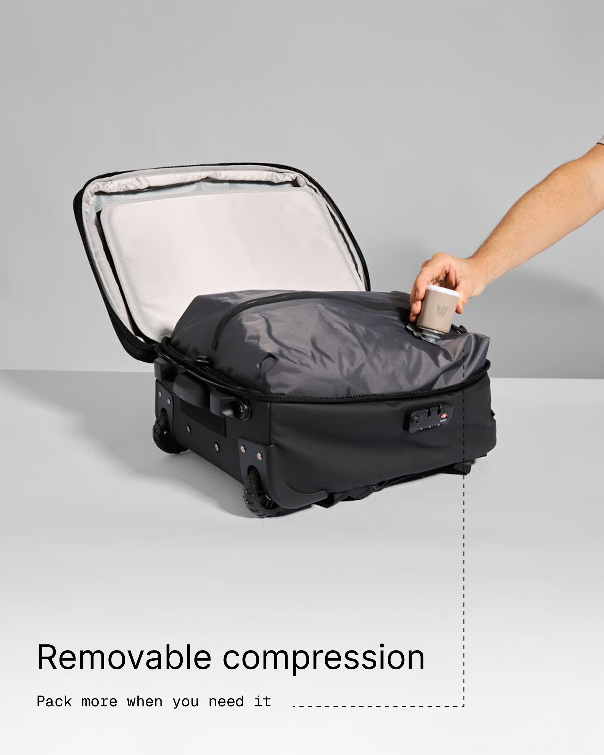 Vacuum Backpack with Wheels Bundle (Under-Seat) – Matt Black