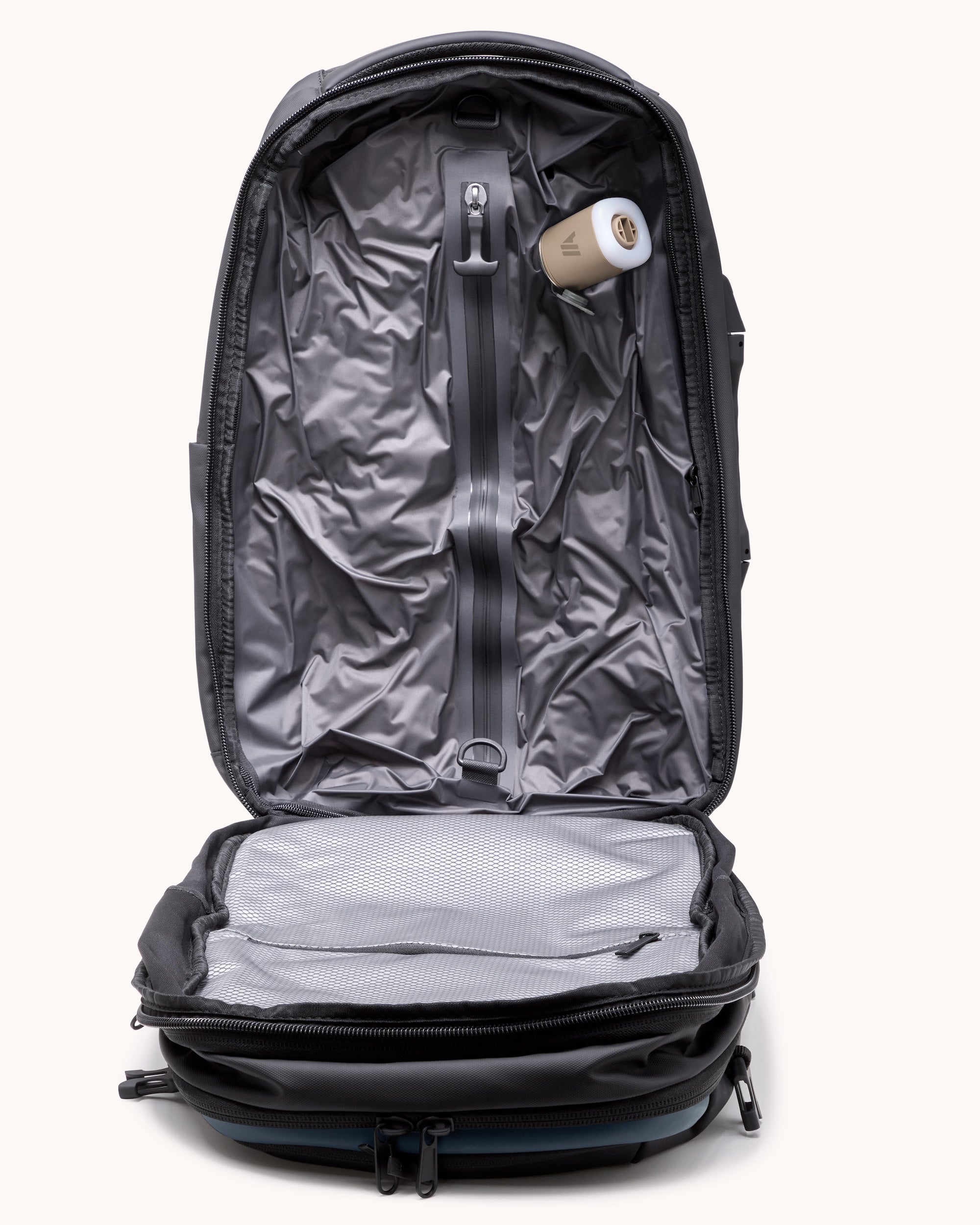 Vacuum Backpack with Wheels Bundle (Carry-On 2-in-1) - Navy Blue
