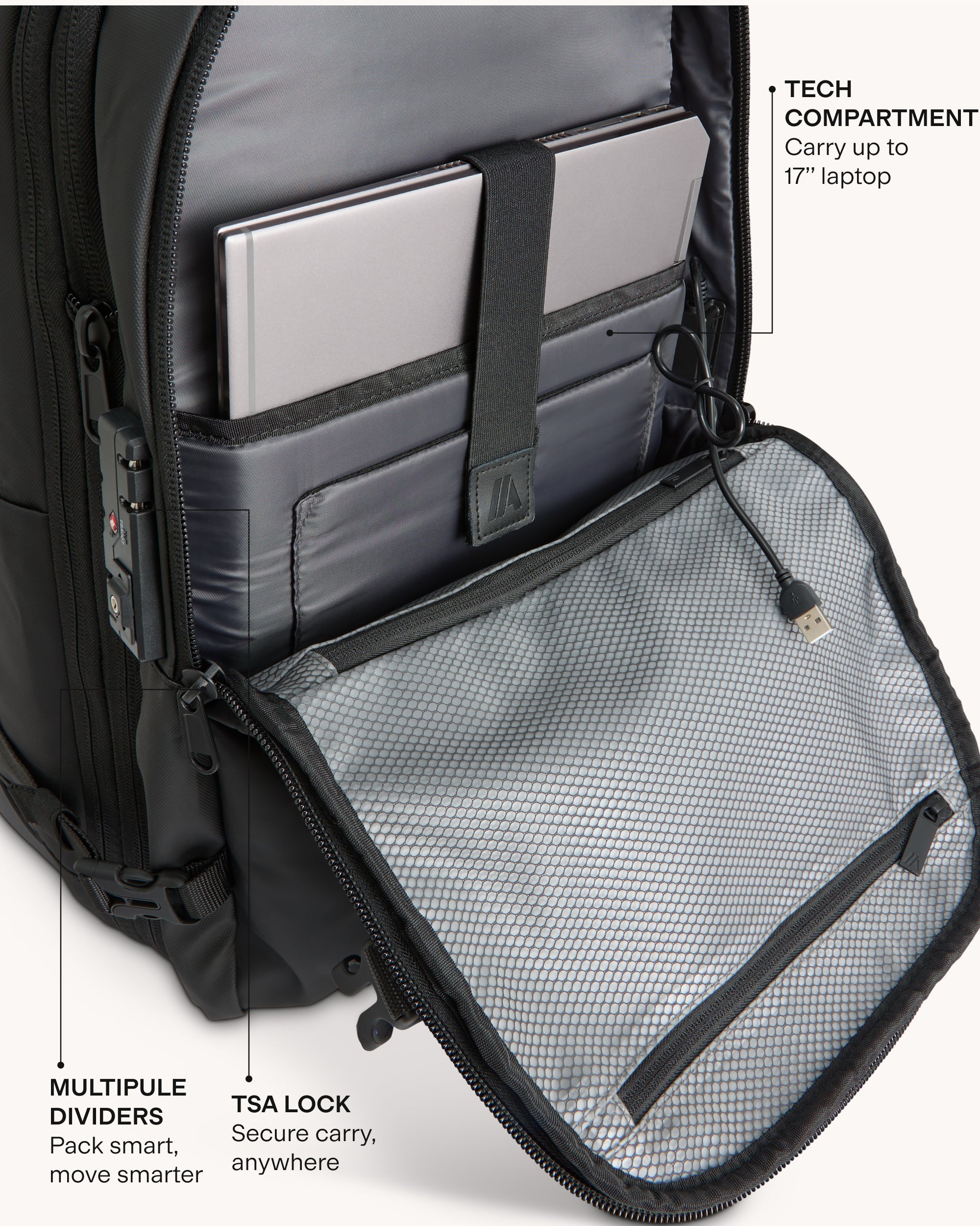 Vacuum Backpack with Wheels Bundle (Carry-On 2-in-1) | Airback