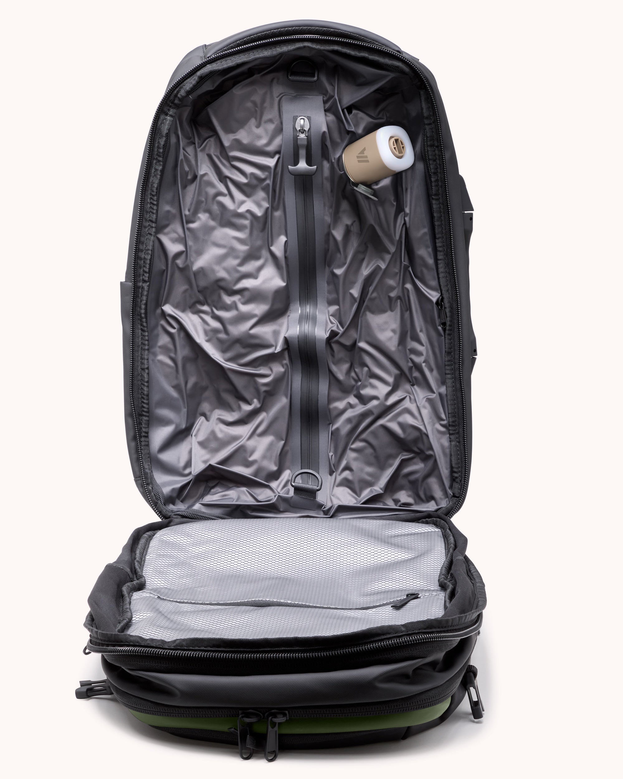 Vacuum Backpack with Wheels Bundle (Carry-On 2-in-1) - Olive Green