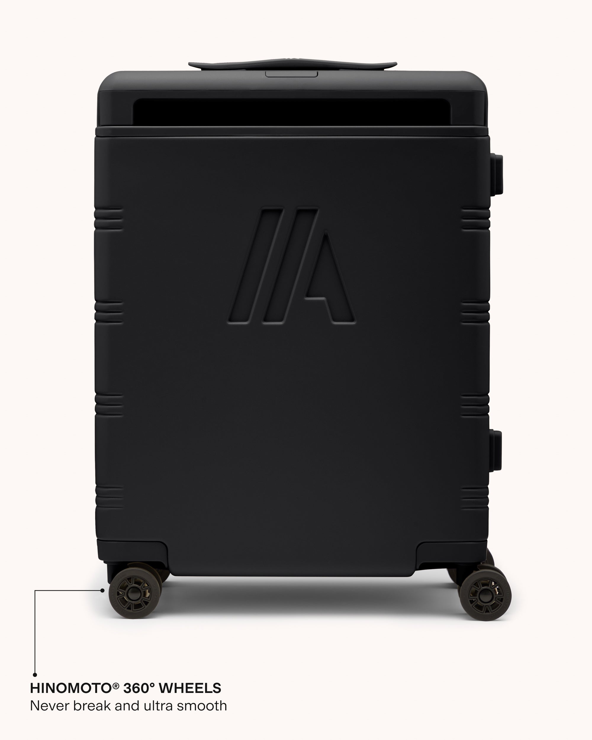 Zipperless Aluminum Carry-On Suitcase – Matt Black | Airback - Airback