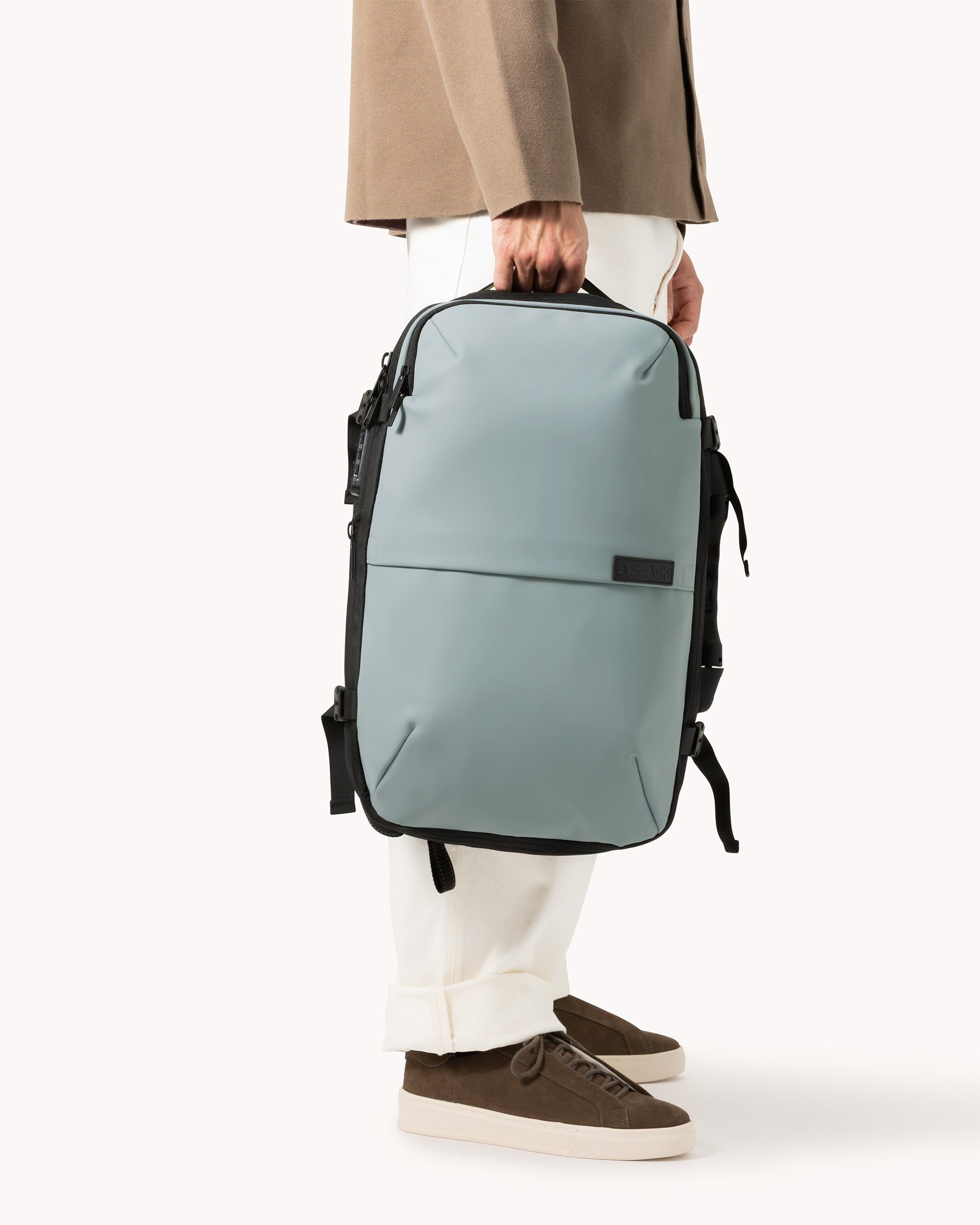 Vacuum Backpack for Travel (Carry-On) – Ash Grey | Airback