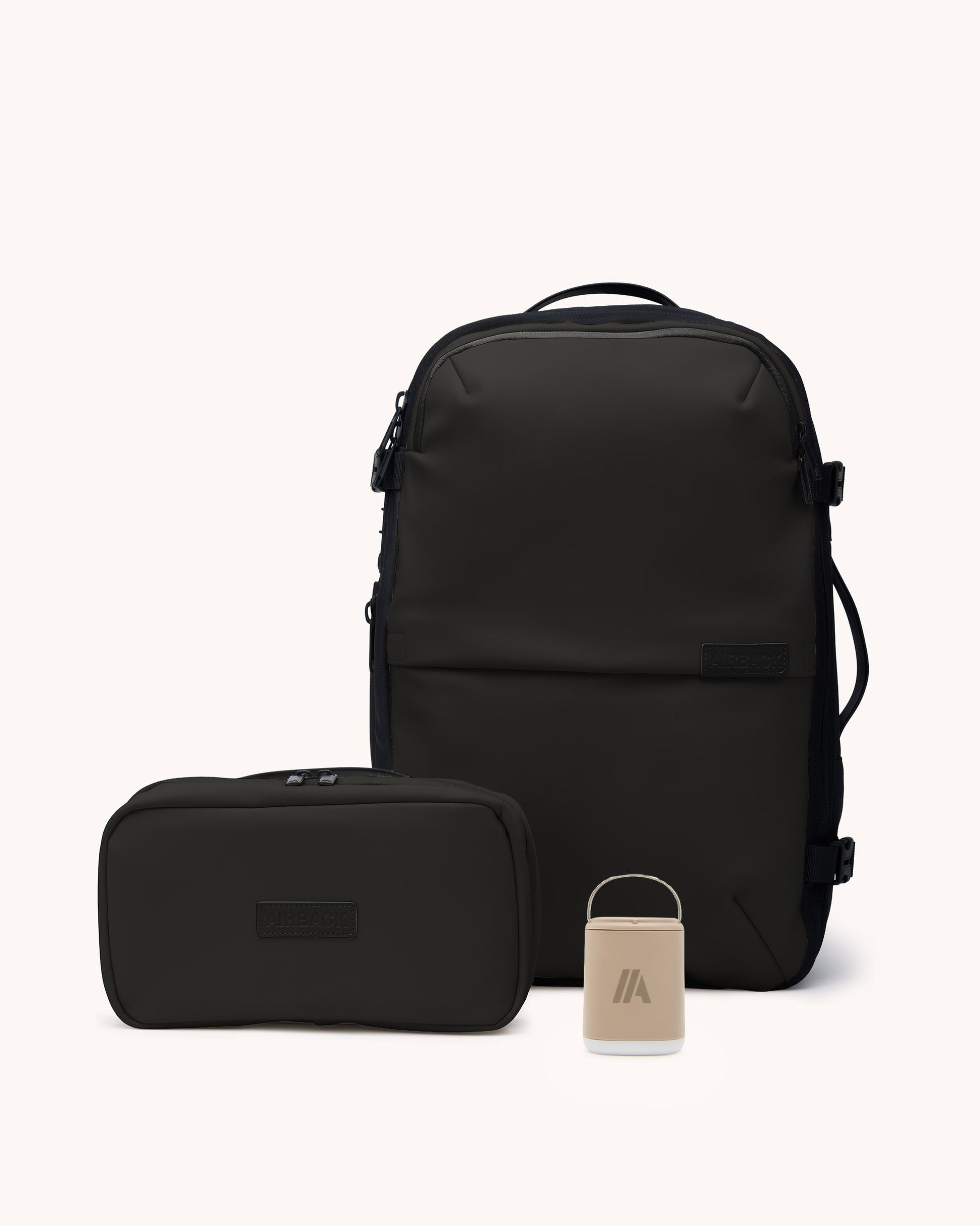 Vacuum Backpack Carry-On Bundle – Matt Black | Airback