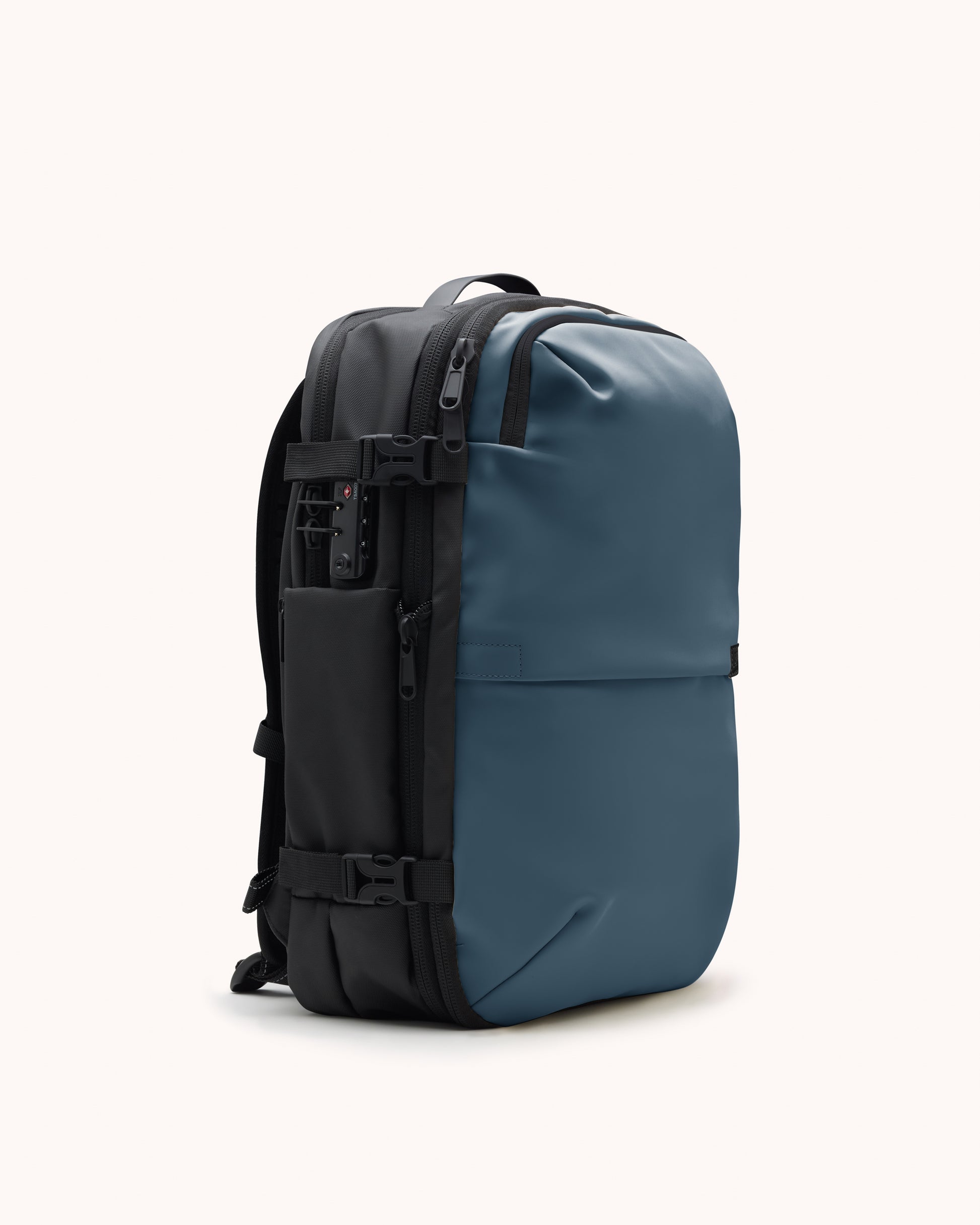 bleu polyester 40 ltr black laptop backpack Vacuum Backpack for Travel (Carry-On) – Navy Blue | Airback