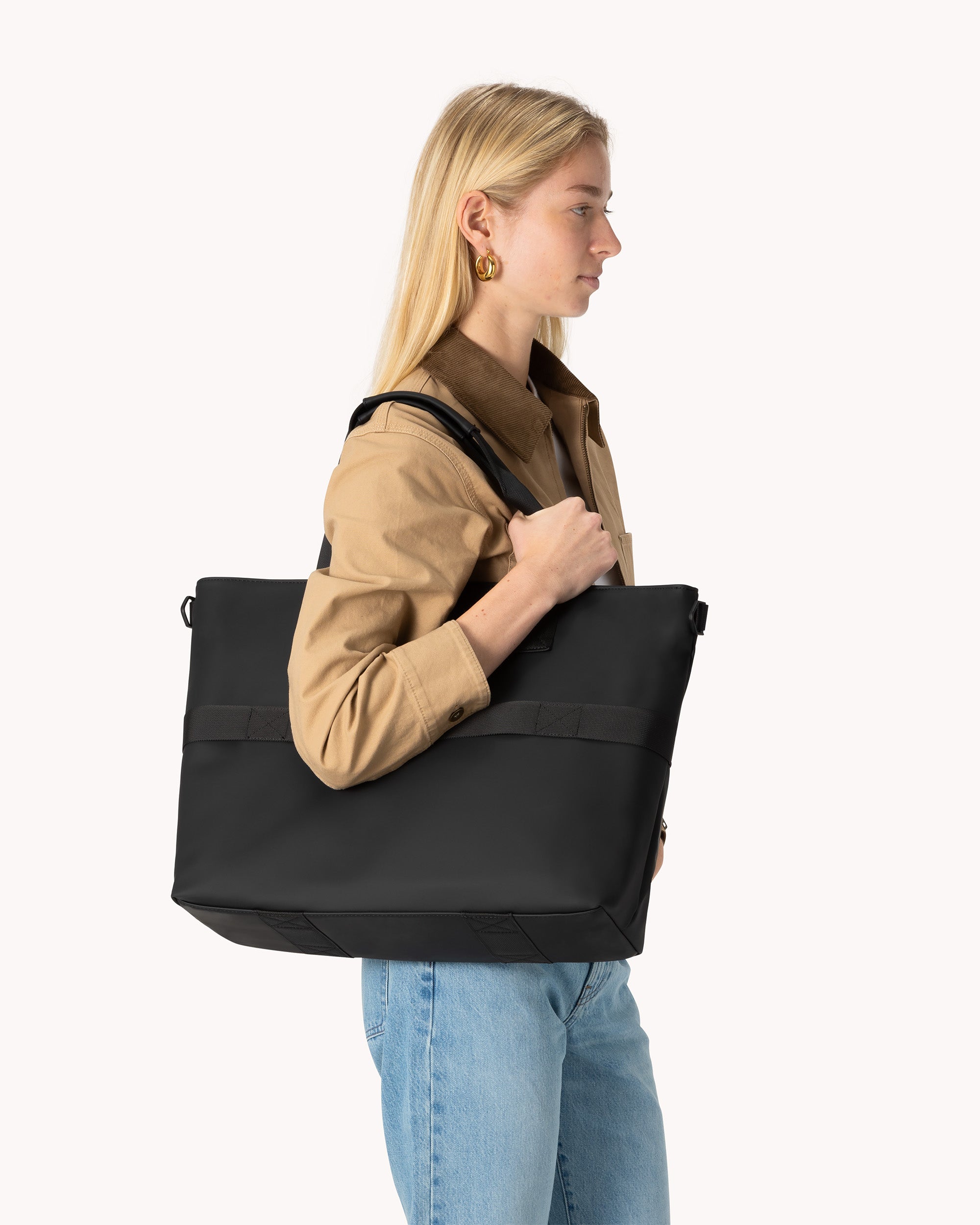 Travel Tote Bag (Under-Seat) – Matt Black | Airback - Airback