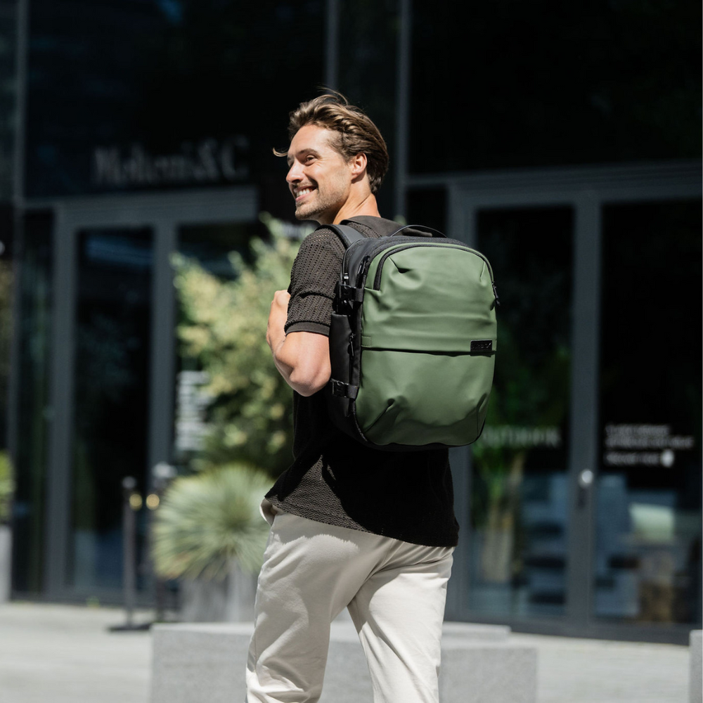 Airback GO: accessory size backpack - Olive Green - Airback