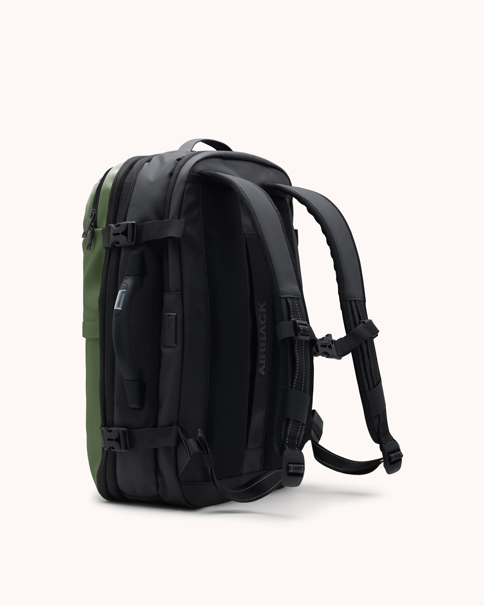 Vacuum Backpack for Travel (Carry-On) – Olive Green | Airback Vacuum Backpack for Travel (Carry-On) – Olive Green | Airback